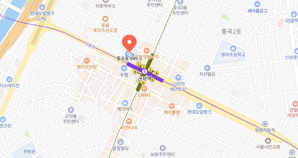서울 광진구 중곡동 649-2 매물 분석 리포트 – 천호대로 대로변 대형 상업용 건물