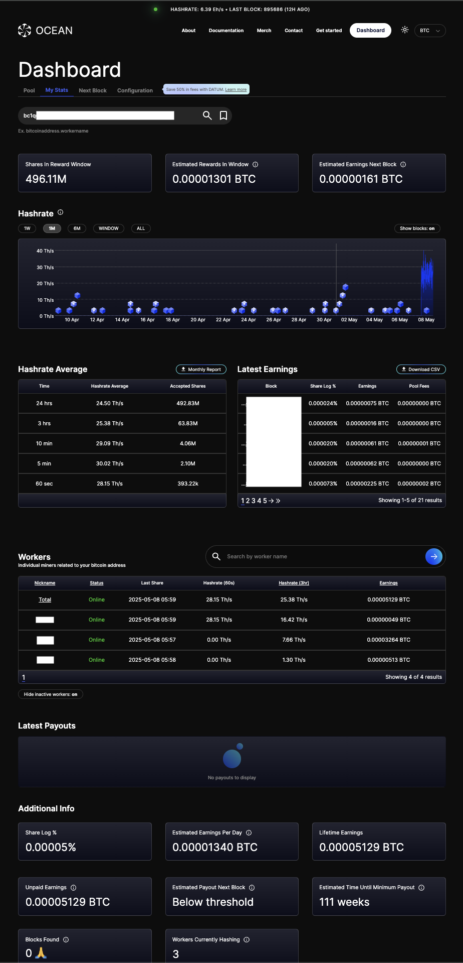 Sea of Corea 채굴풀 공개 : 비트코인상점 프로메나드 - The Coffeehouse for Freedom