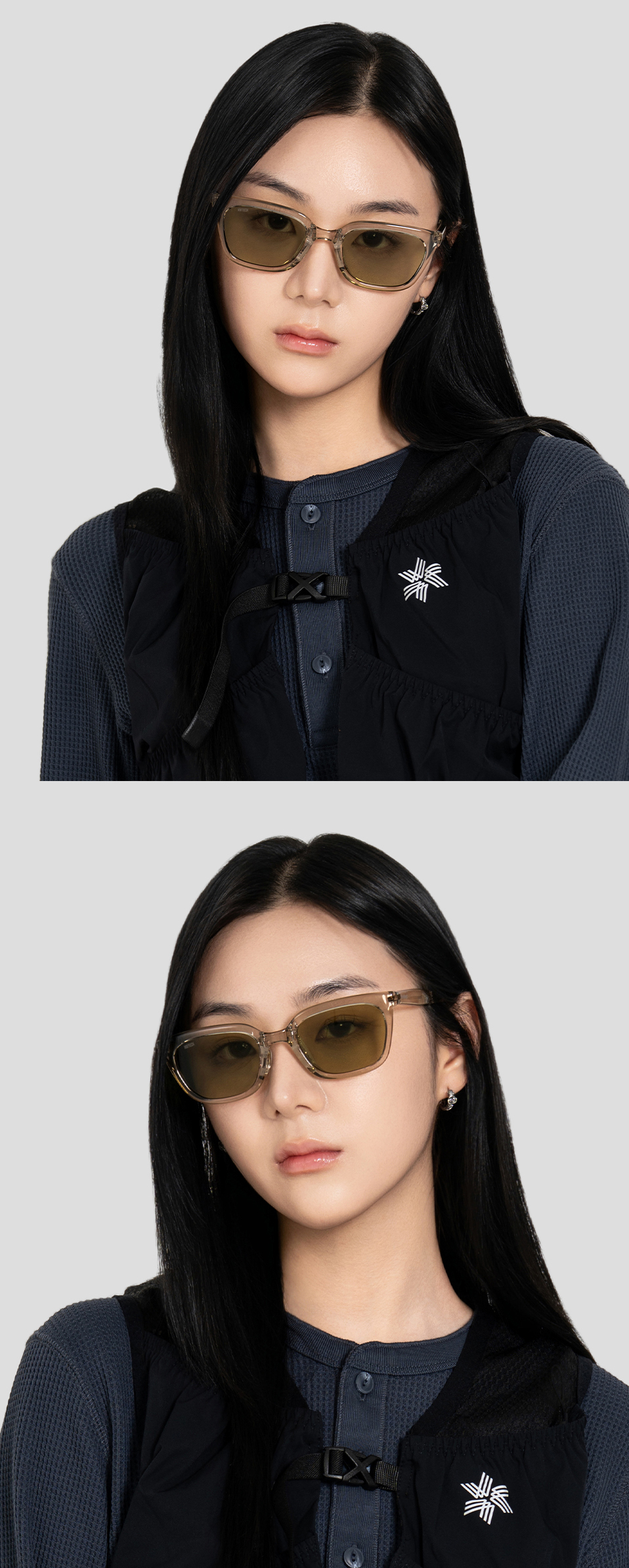 PACK! - DARK CLEAR (OLIVE GREEN LENS)