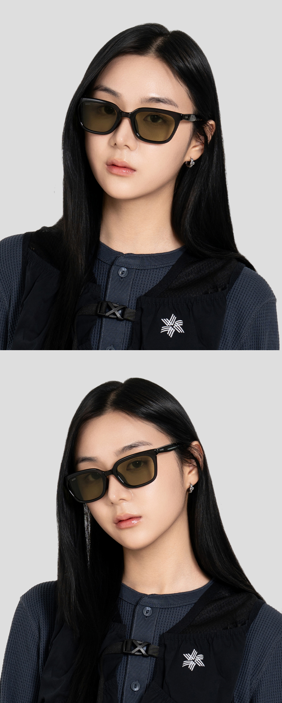 PACK! - BLACK (OLIVE GREEN LENS)