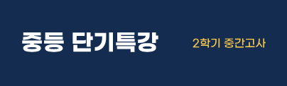 중등 단기특강