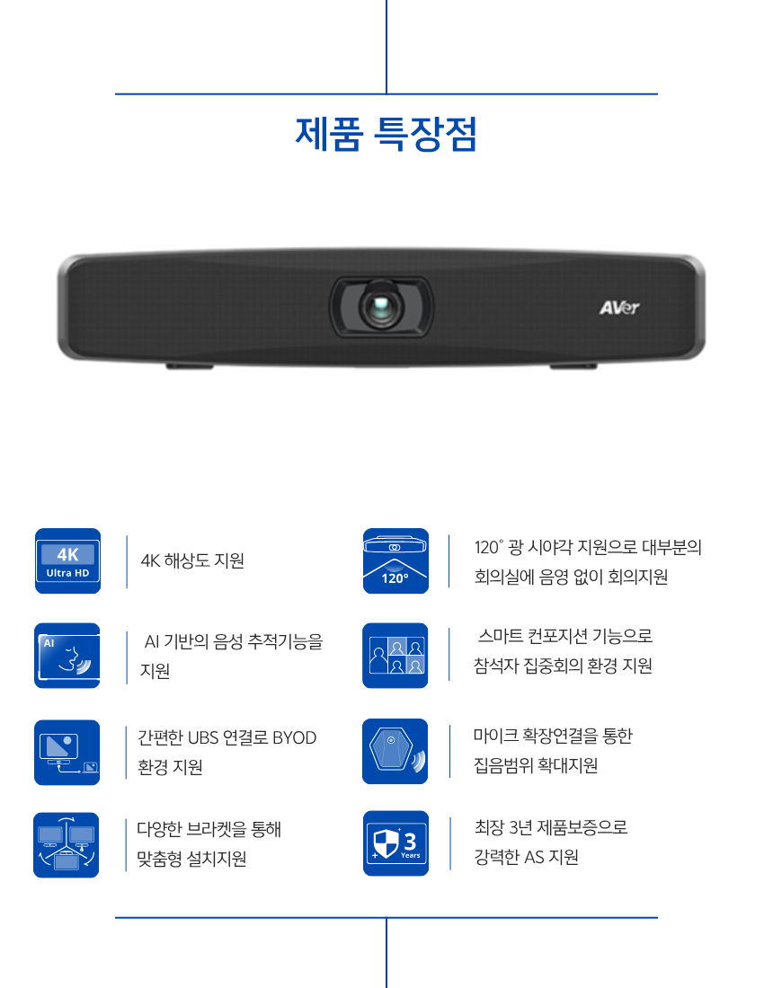 VB150 4K 올인원 비디오바