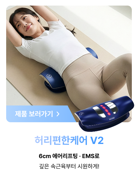 허리편한케어 V2 등 허리 마사지기