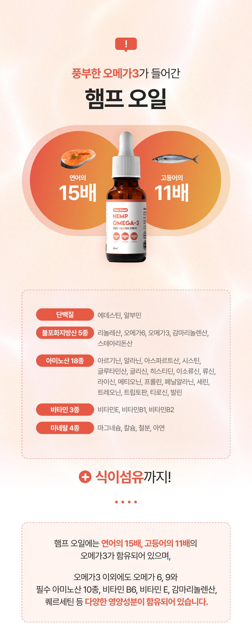 펫햄프 식물성 오메가3·6·9 햄프 오일 30ml - 강아지 고양이 염증 피모 피부 개선 털 모질 심장 면역 비건 영양제