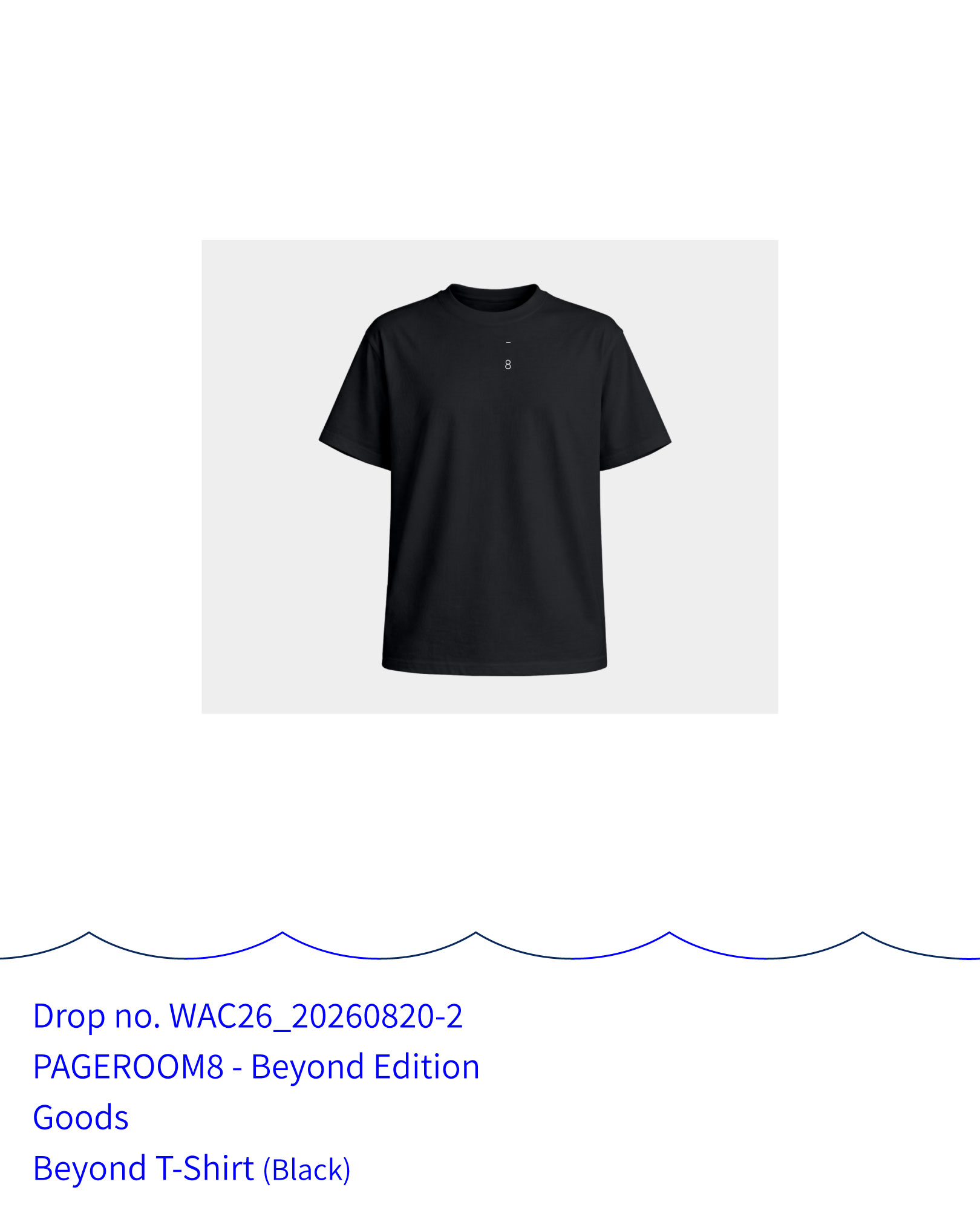 페이지룸8 - Beyond T-Shirt (Black)