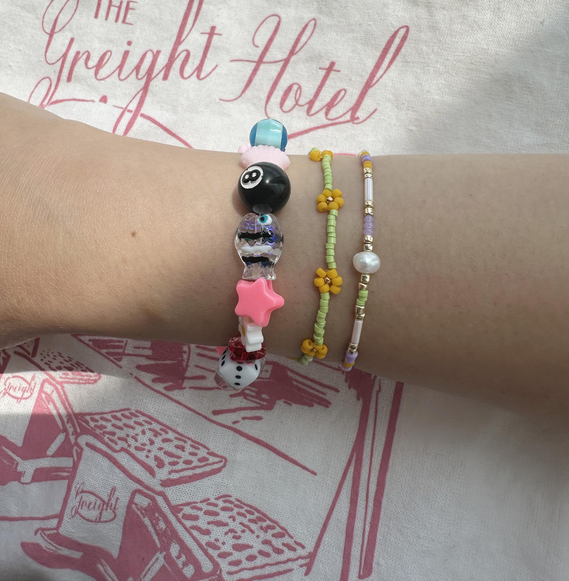 green / yellow bracelet