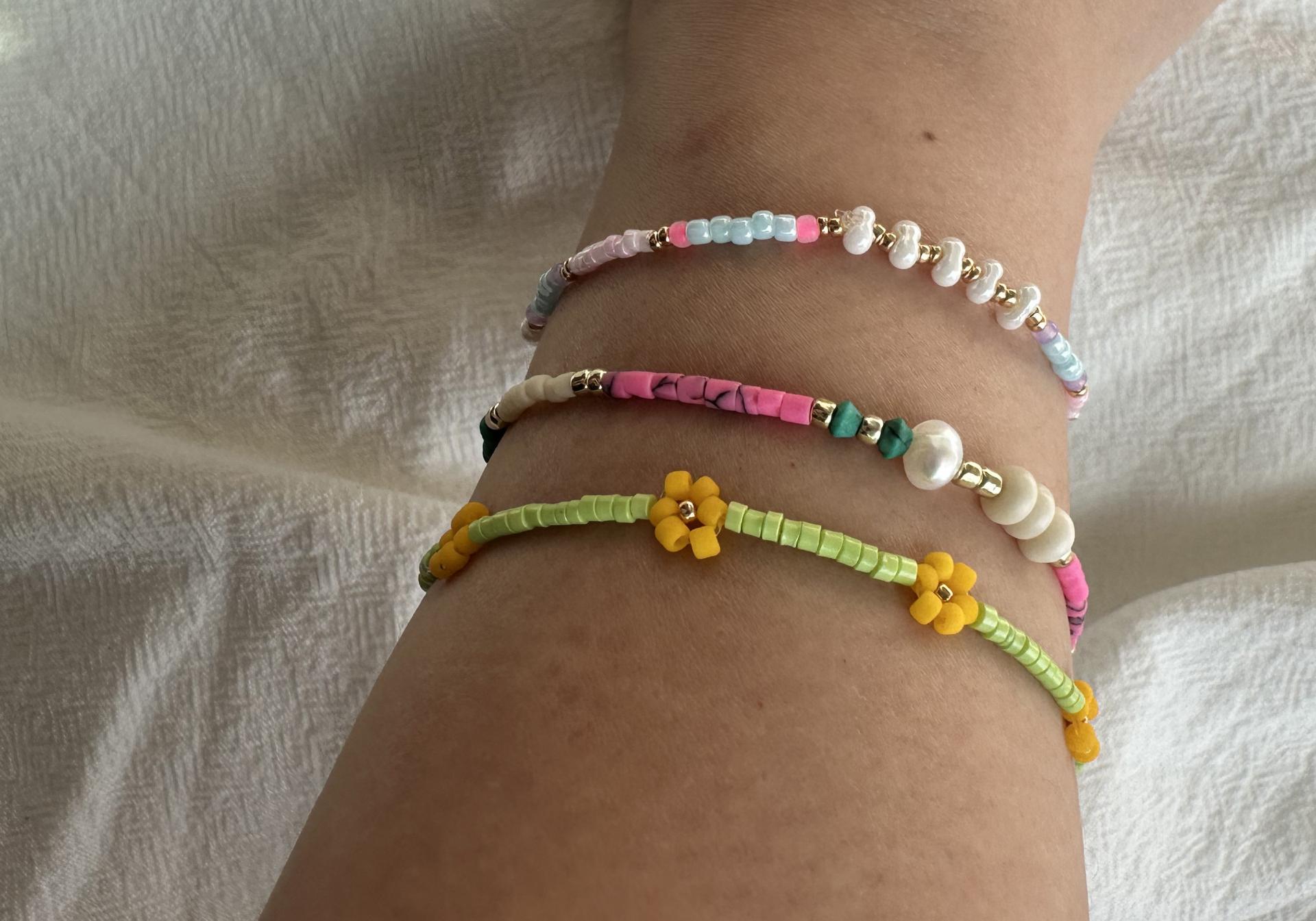 green / yellow bracelet