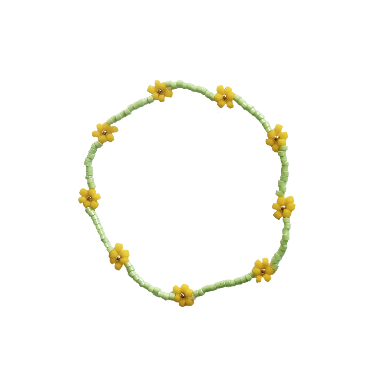 green / yellow bracelet