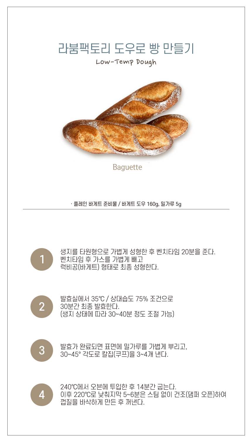 바게트 도우 (1EA=160G)