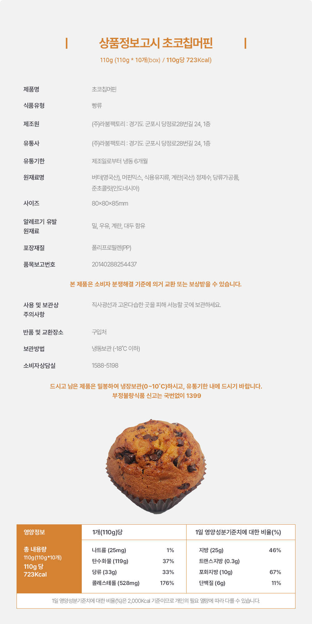 초코칩머핀