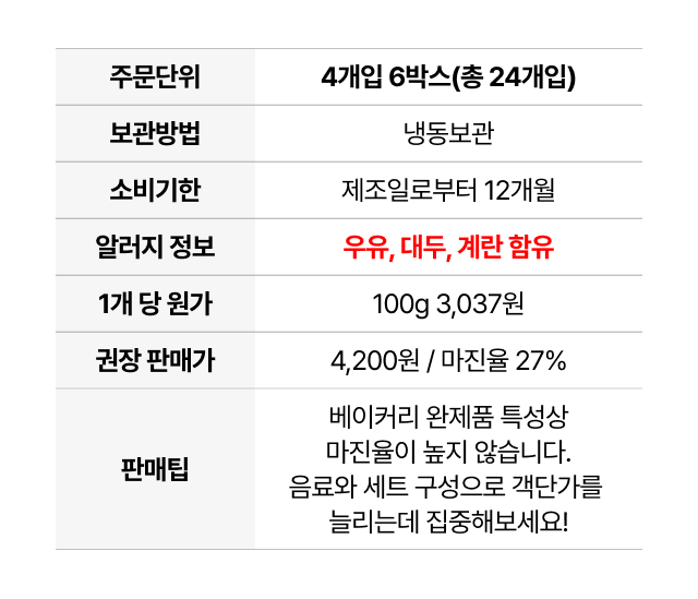 (6박스)춘천 감자밭 고구마빵+무료pop(추가상품 선택)
