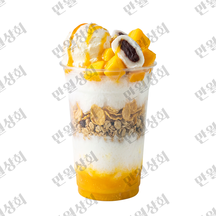 [고화질 이미지] 16oz 흑임자 컵빙수