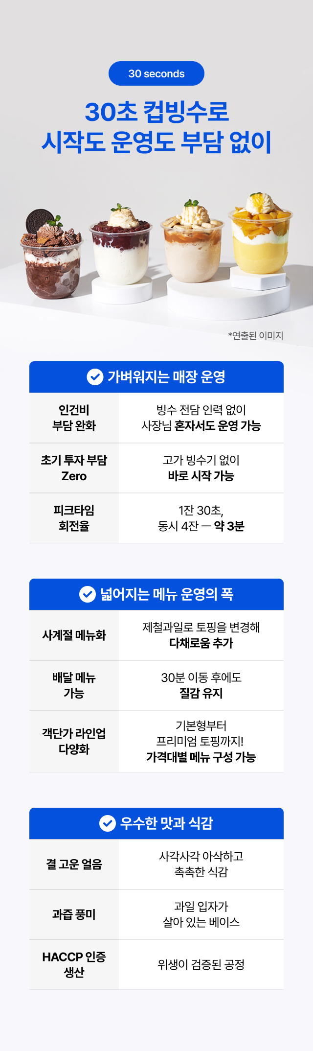 [30초 컵빙수] 초코 240ml 18개입