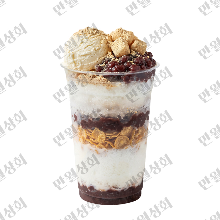 [고화질 이미지] 16oz 흑임자 컵빙수