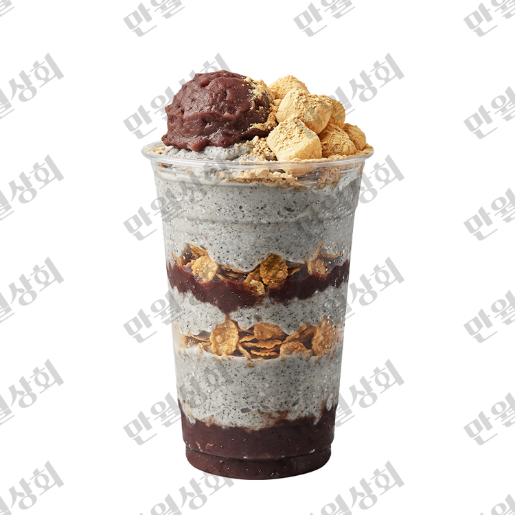 [고화질 이미지] 16oz 흑임자 컵빙수