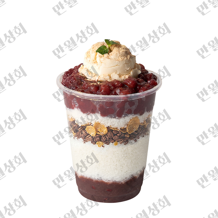 [고화질 이미지] 16oz 흑임자 컵빙수