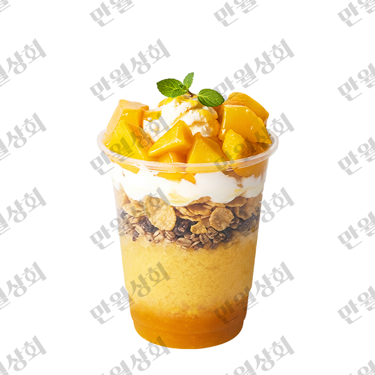 [고화질 이미지] 16oz 흑임자 컵빙수