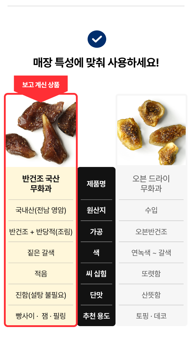 국산 영암 반건조 무화과 500g