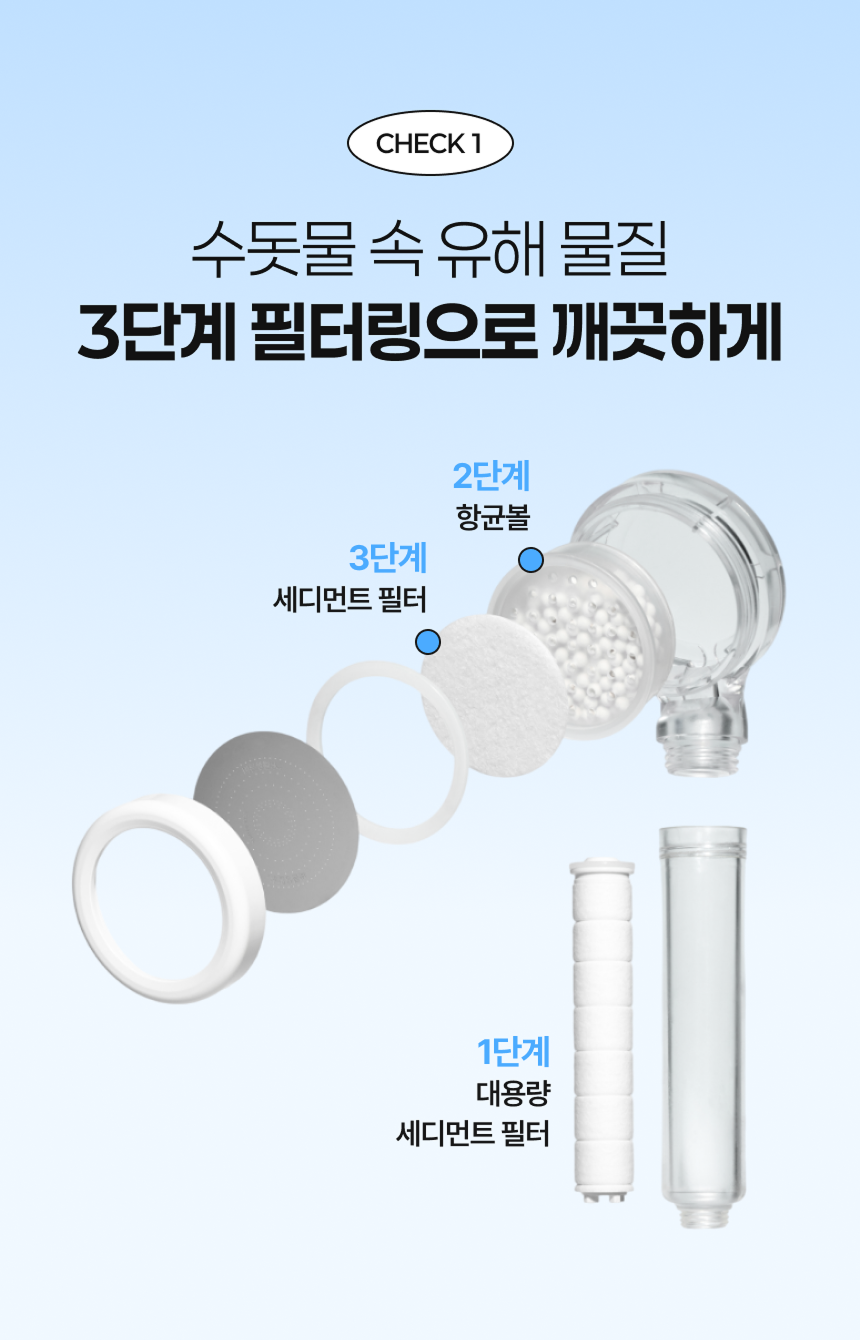 데일리 필터 샤워기