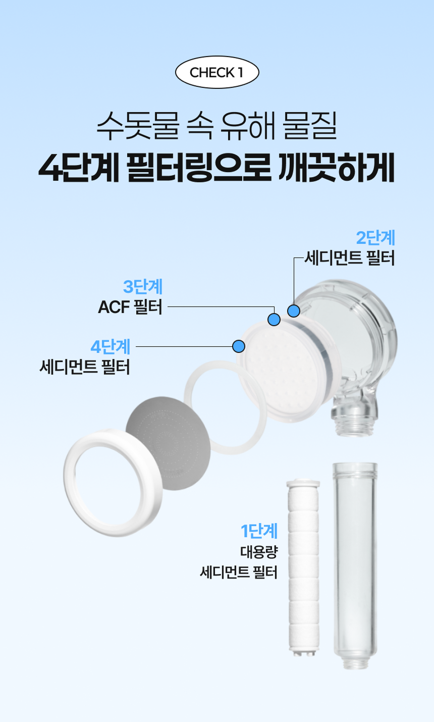 데일리 ACF 필터 샤워기
