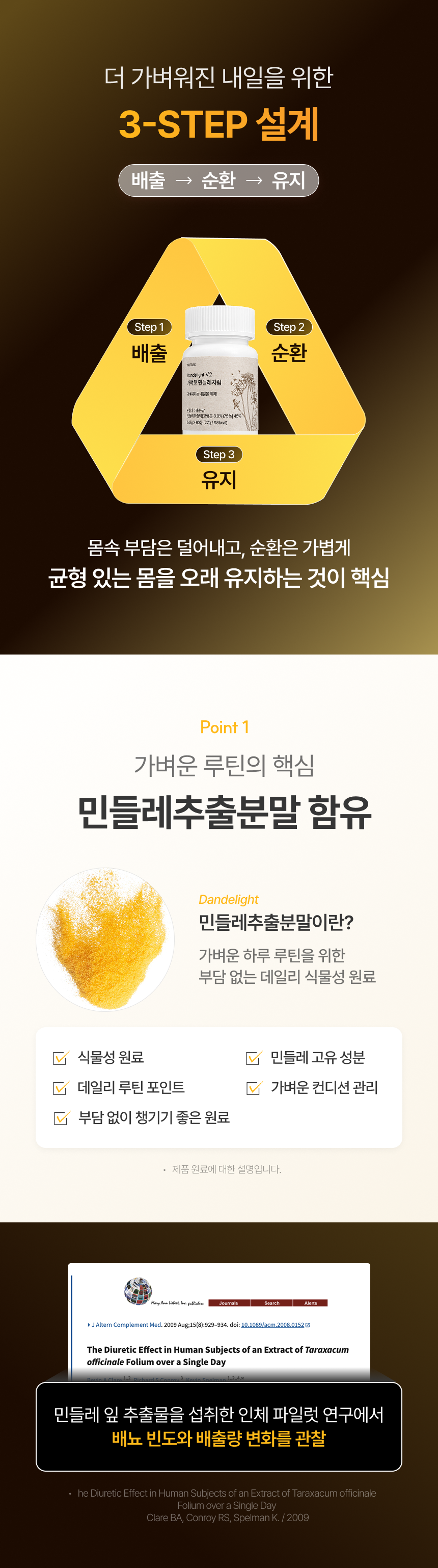 ★[쿠팡,네이버 1등템] 가벼운민들레처럼 자연 소재 민들레 브로멜라인 퀘르세틴 단호박