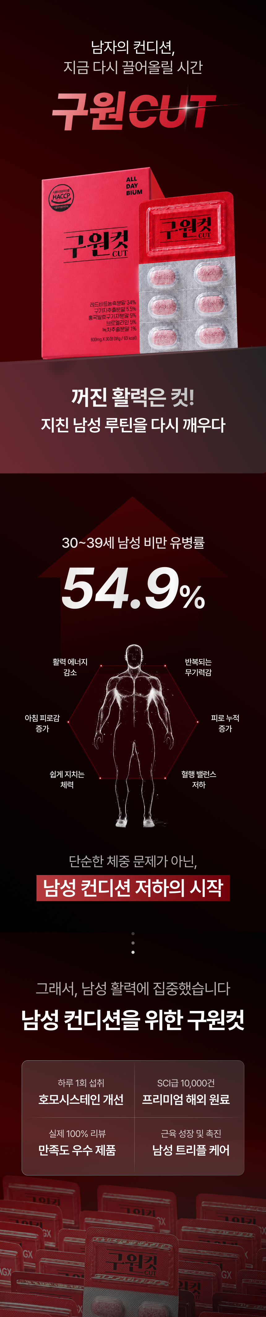 [광고 전용 비밀 특가] 구원컷 구기자 고함량 브로멜라인 레드비트