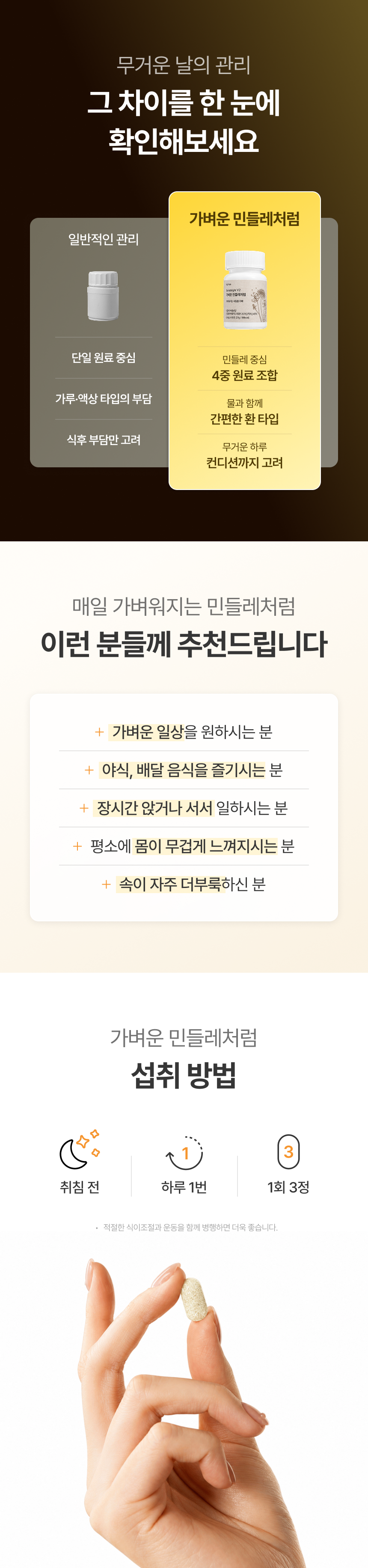 ★[쿠팡,네이버 1등템] 가벼운민들레처럼 자연 소재 민들레 브로멜라인 퀘르세틴 단호박