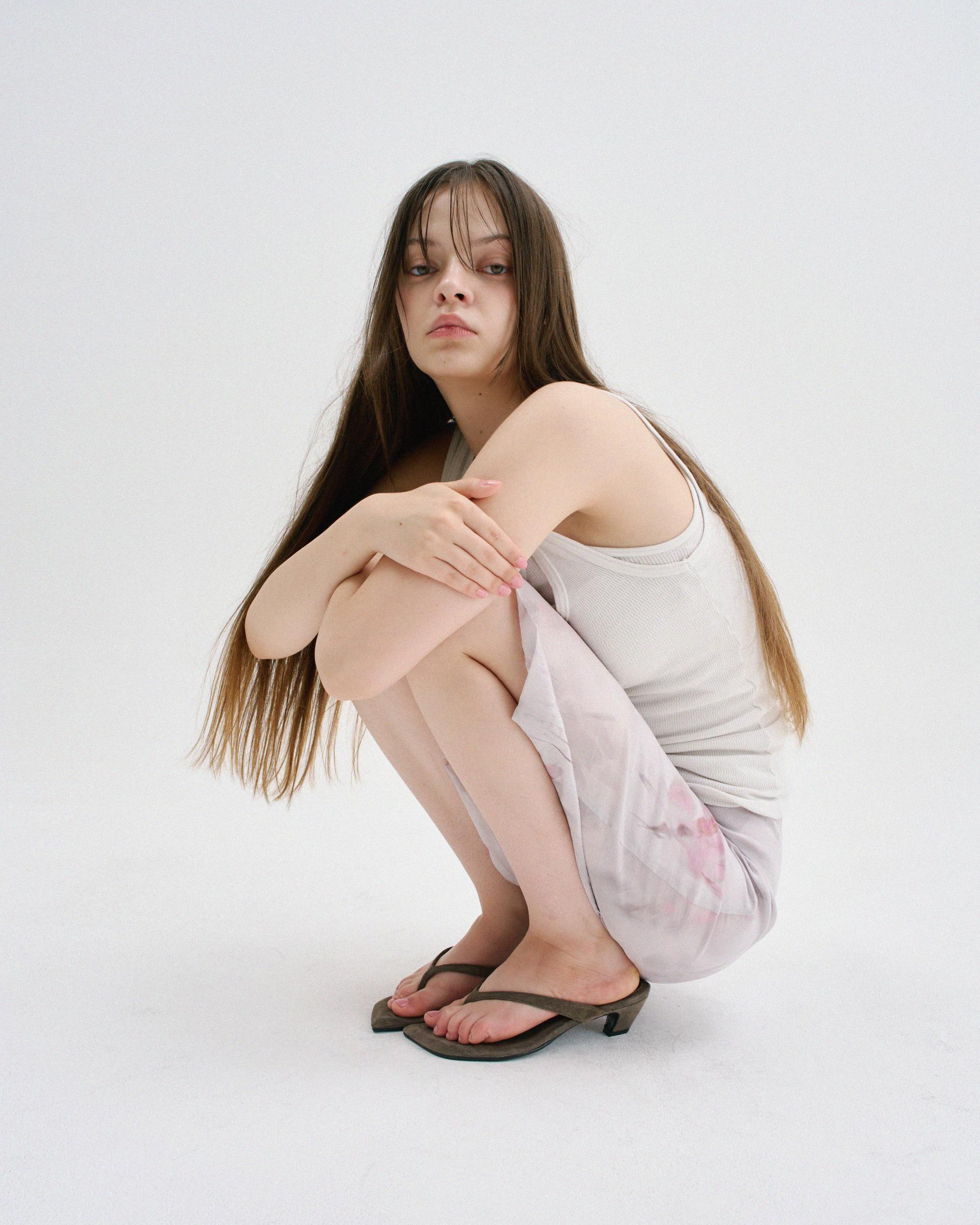 SELENE SLIM FLIP-FLOP_MUSHROOM GREY