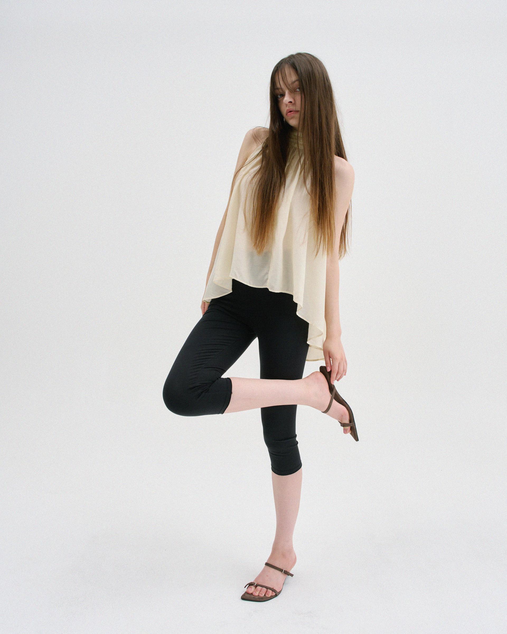 SELENE TWO STRAP MULE SANDAL_CACAO