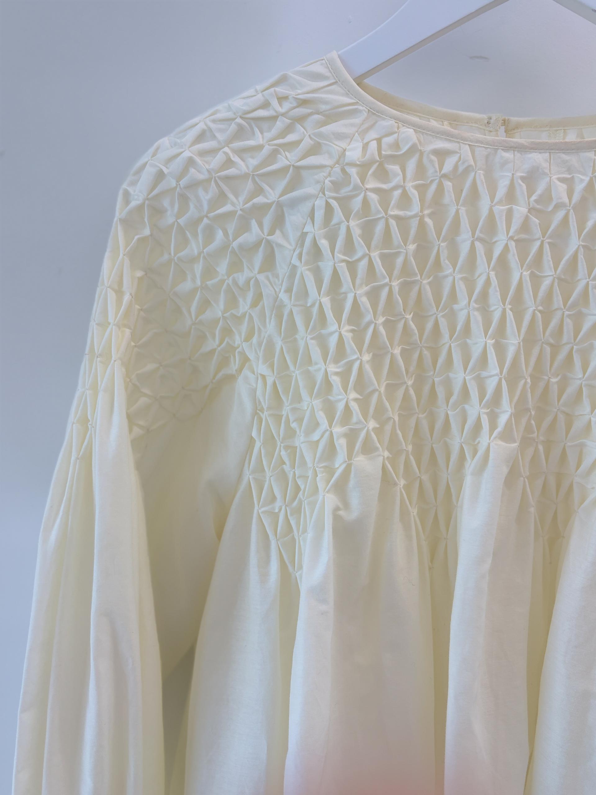 (수입) silk cotton Blouse