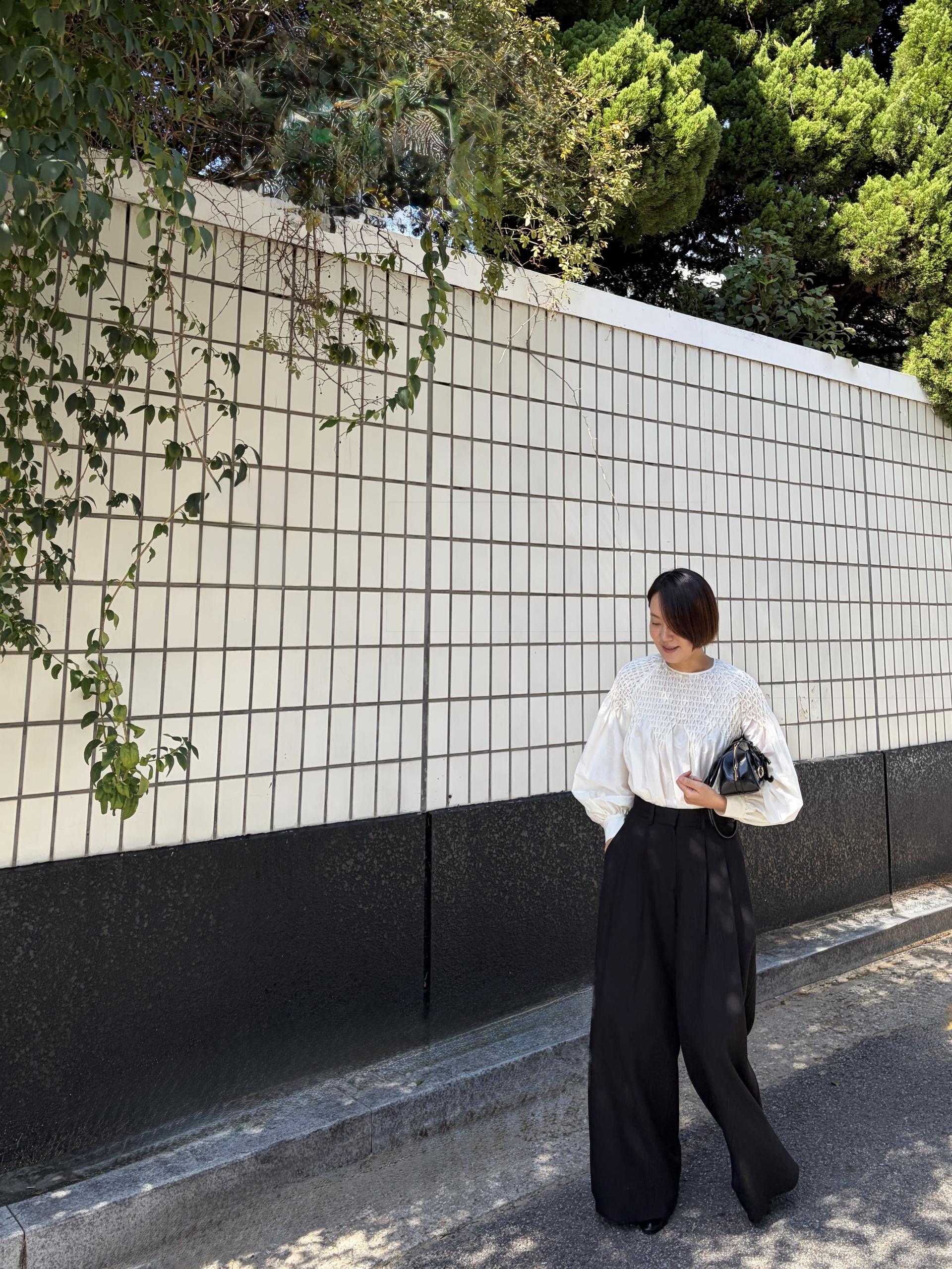 (수입) silk cotton Blouse