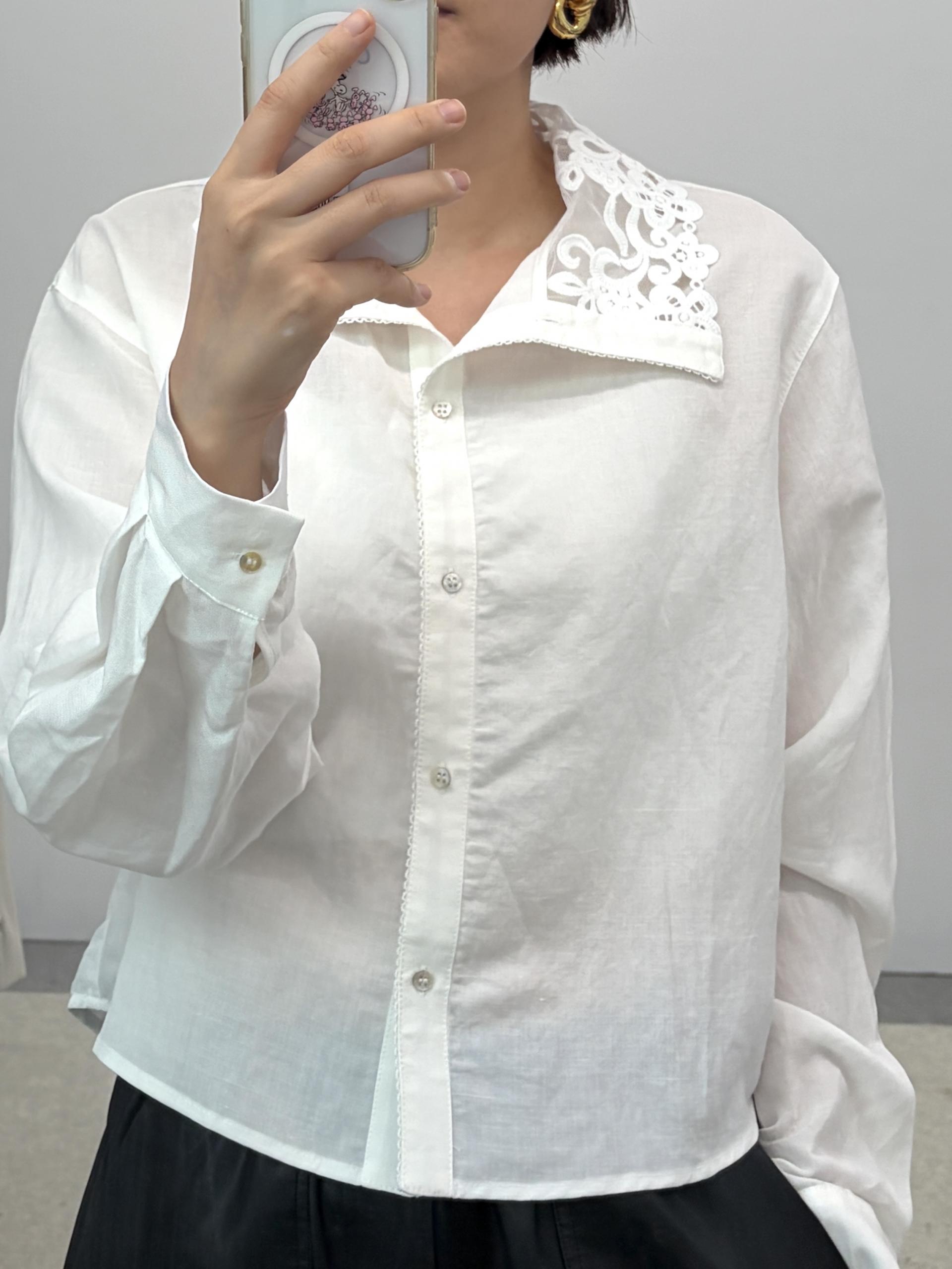 (수입) lace blouse