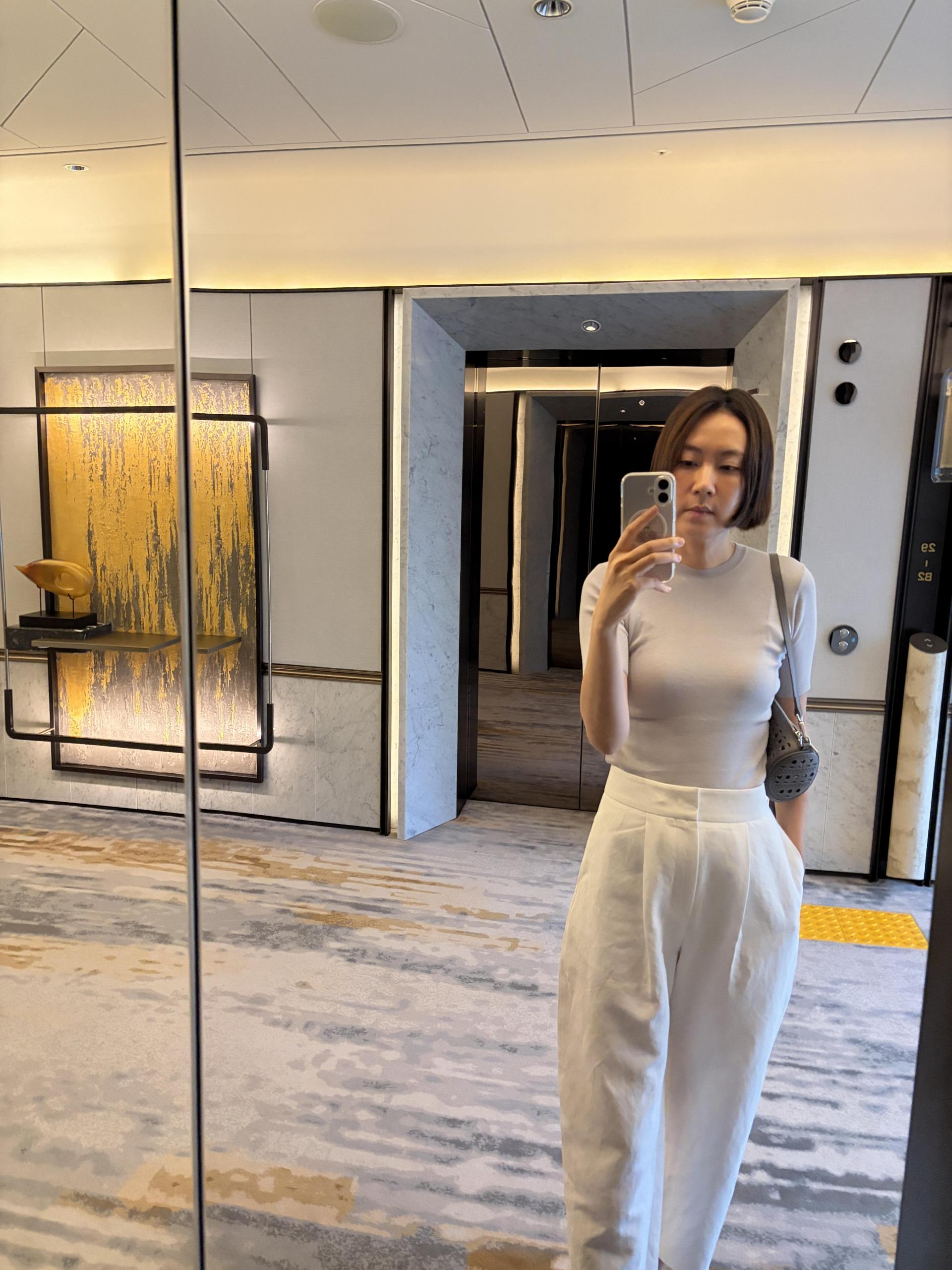 Wide slacks