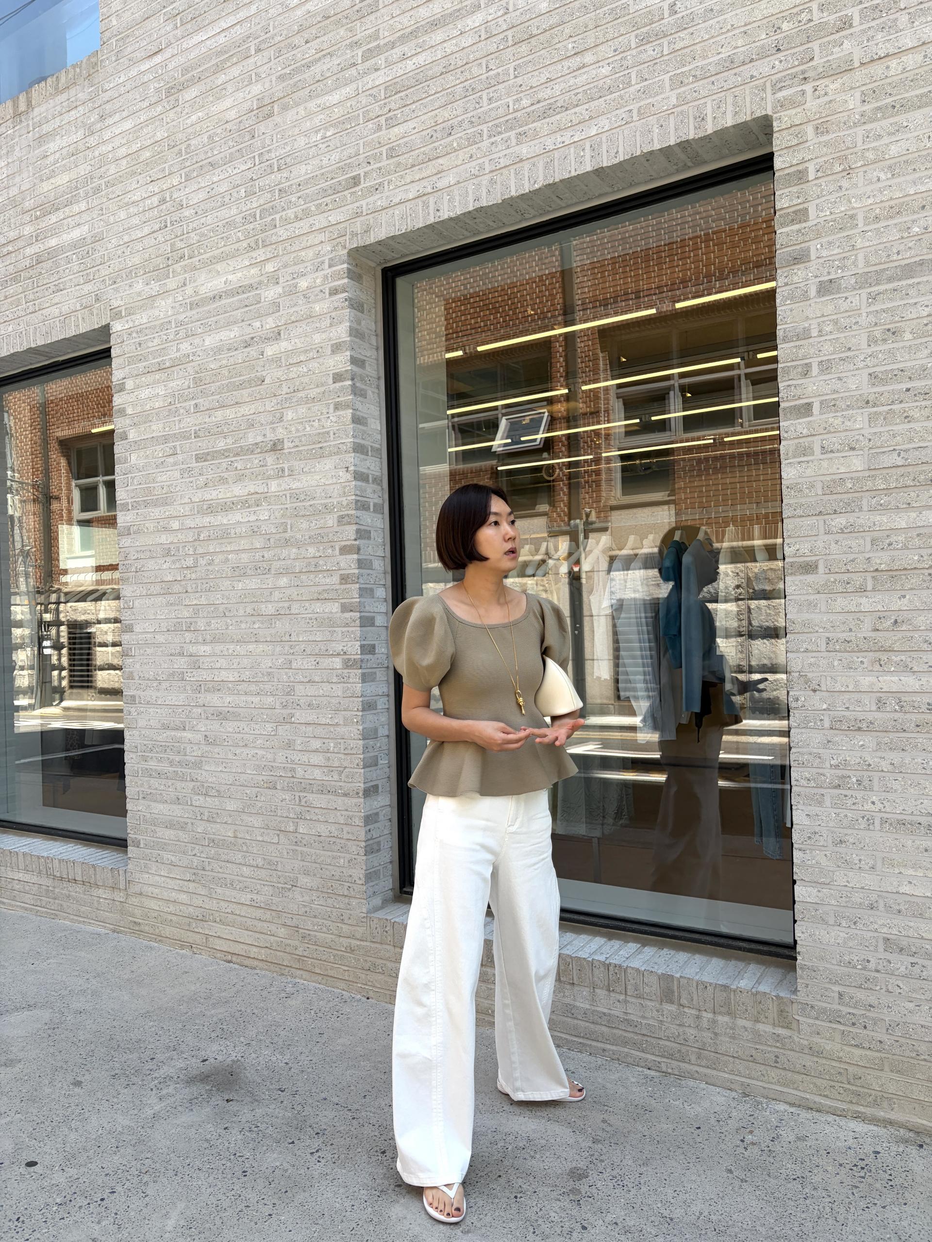 peplum Knit (2color)