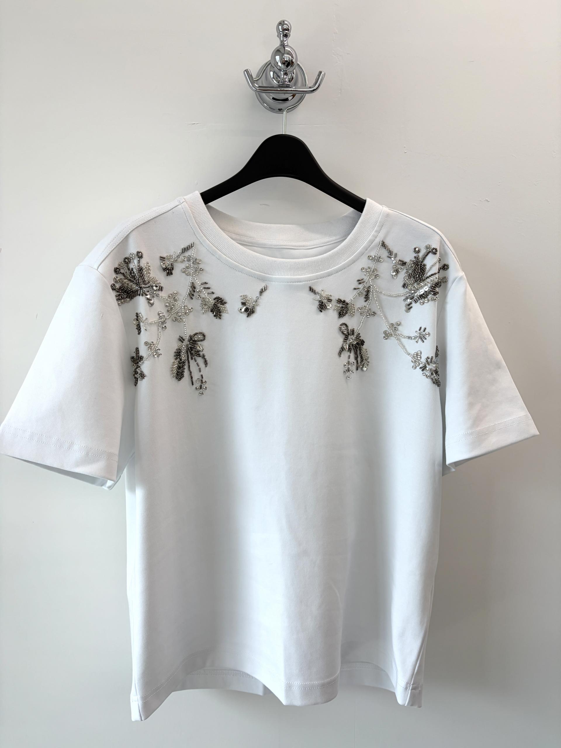 (수입) beads tee (M사이즈)