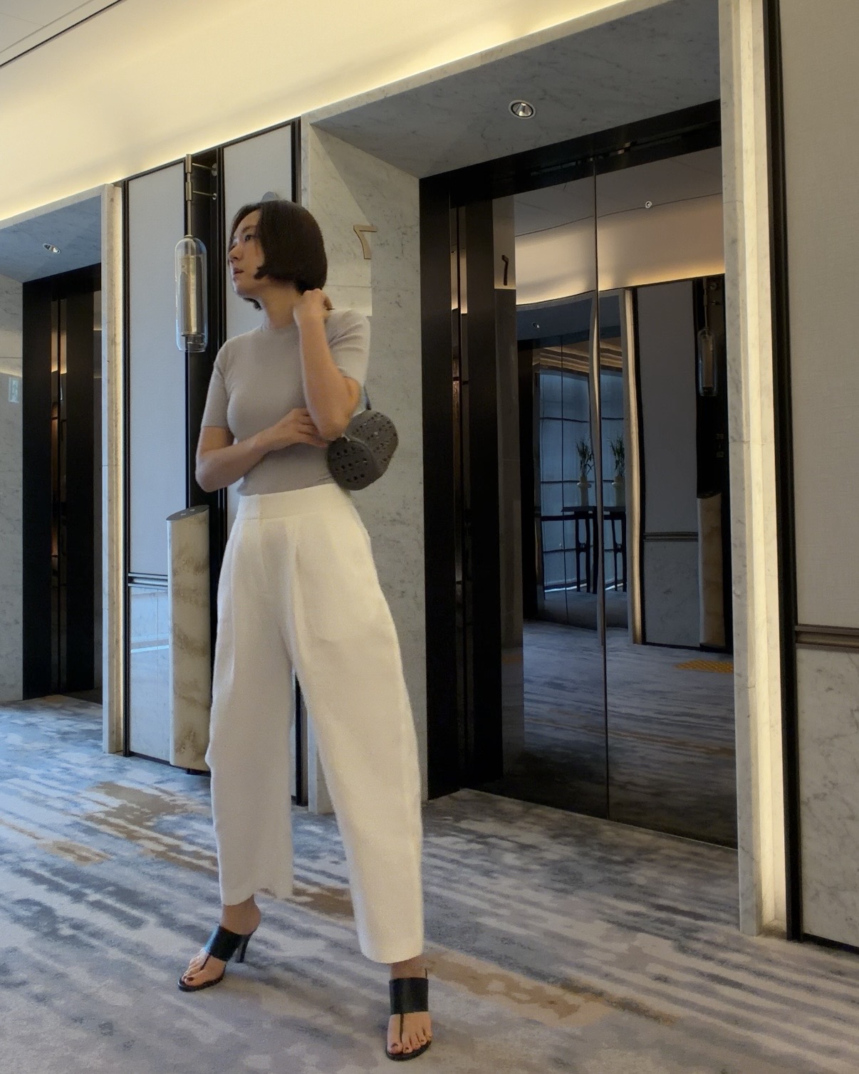 Wide slacks