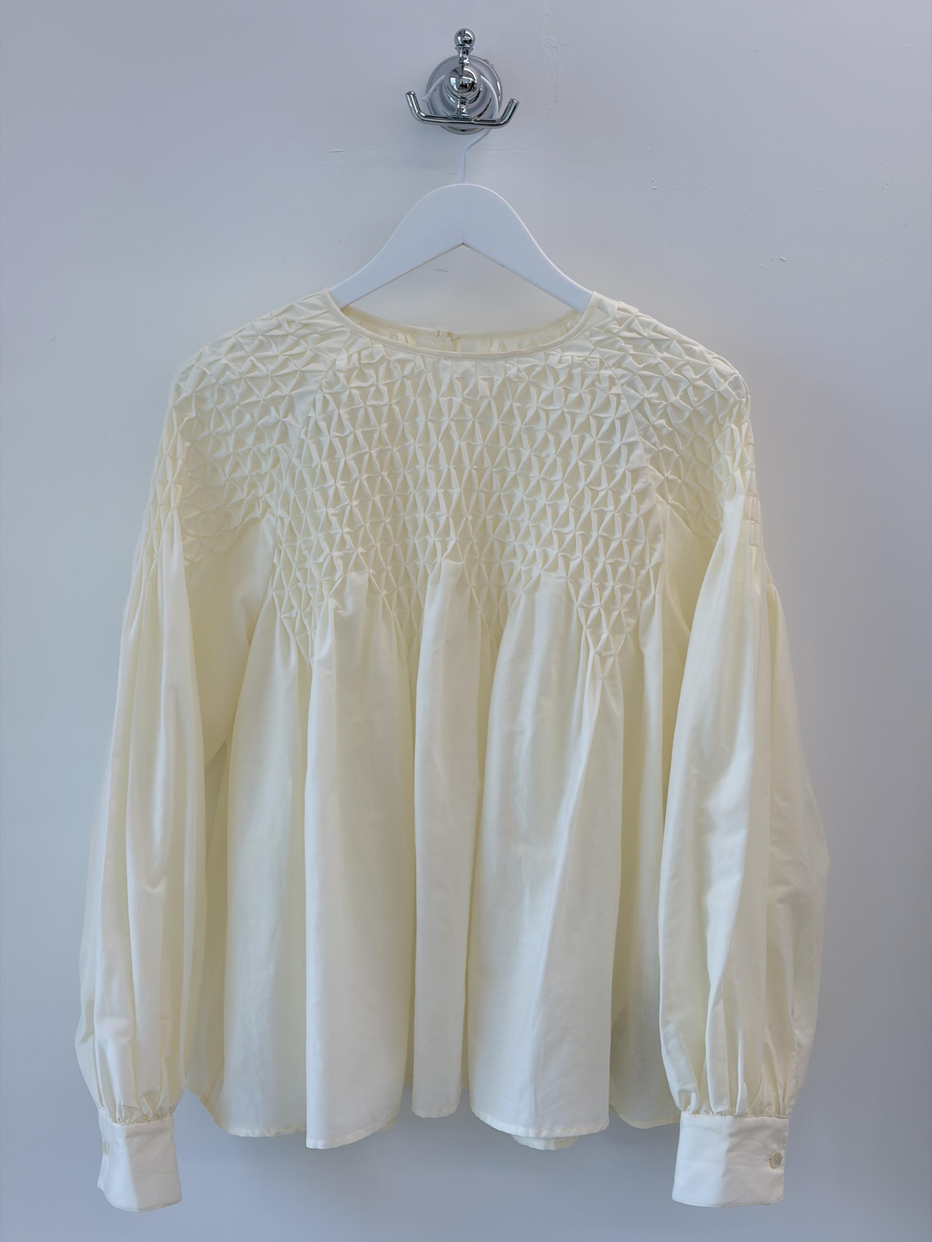 (수입) silk cotton Blouse