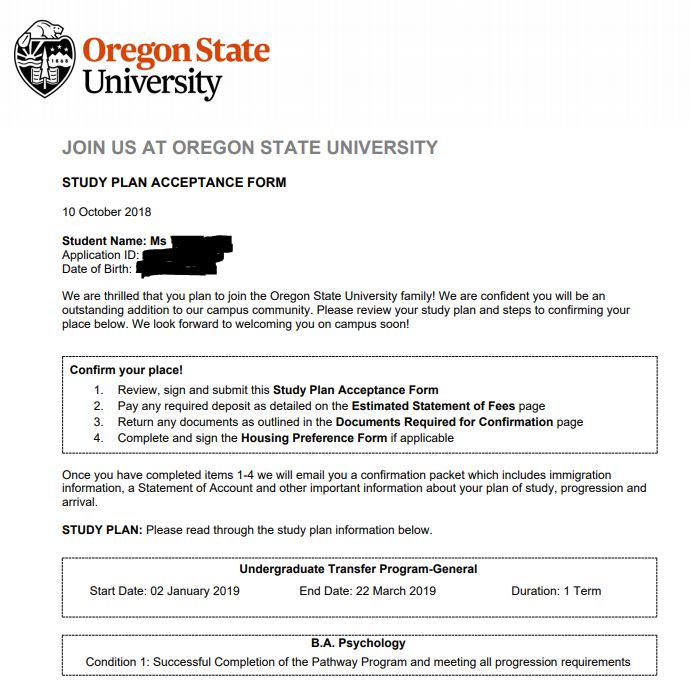 oregon state university application essay