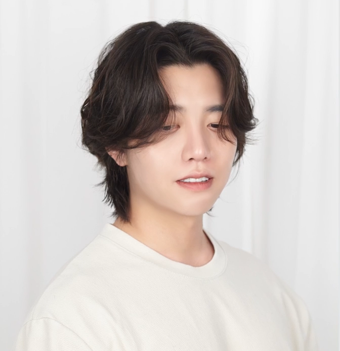 스타일리시한 남자 장발머리 스타일 : 찹헤어로그