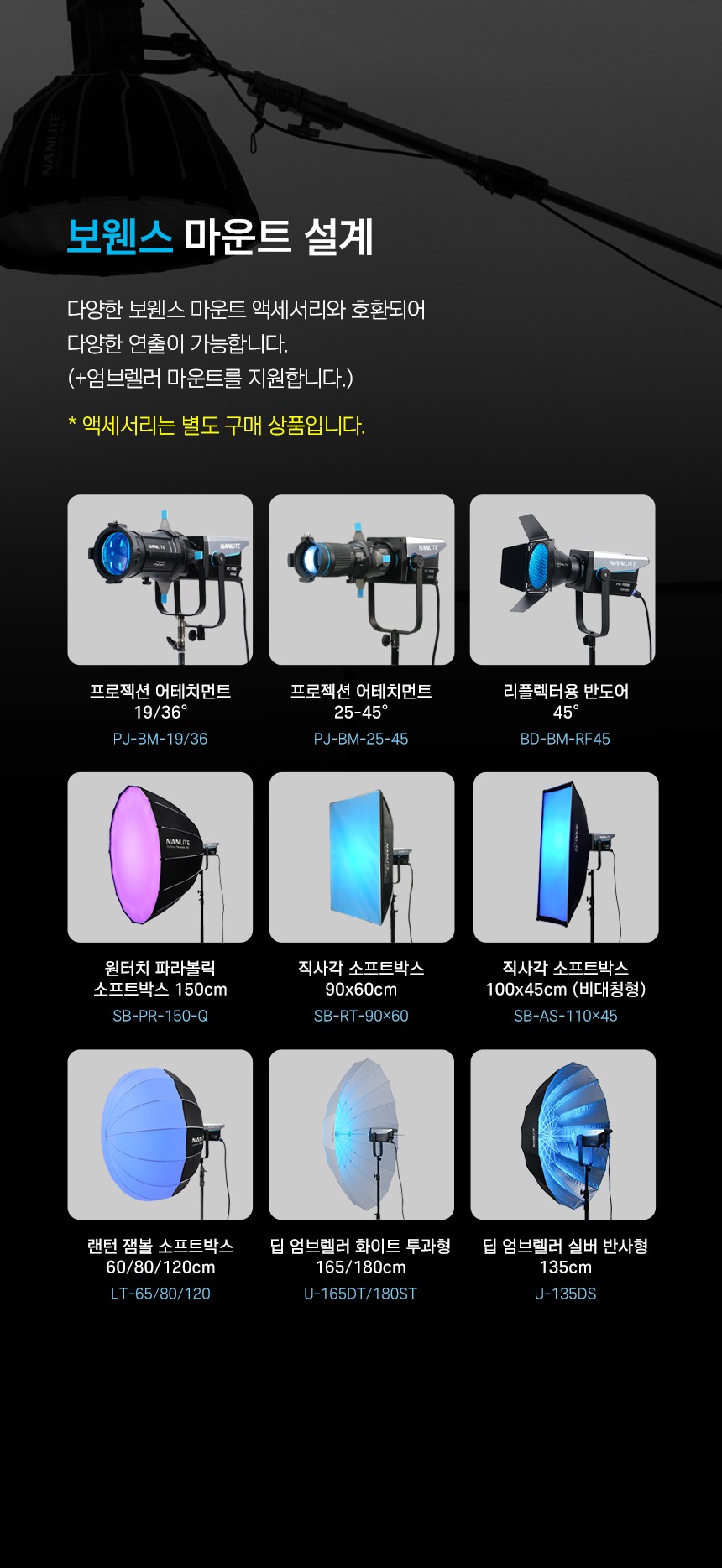 난라이트 NANLITE FC 720C 상세 정보 4