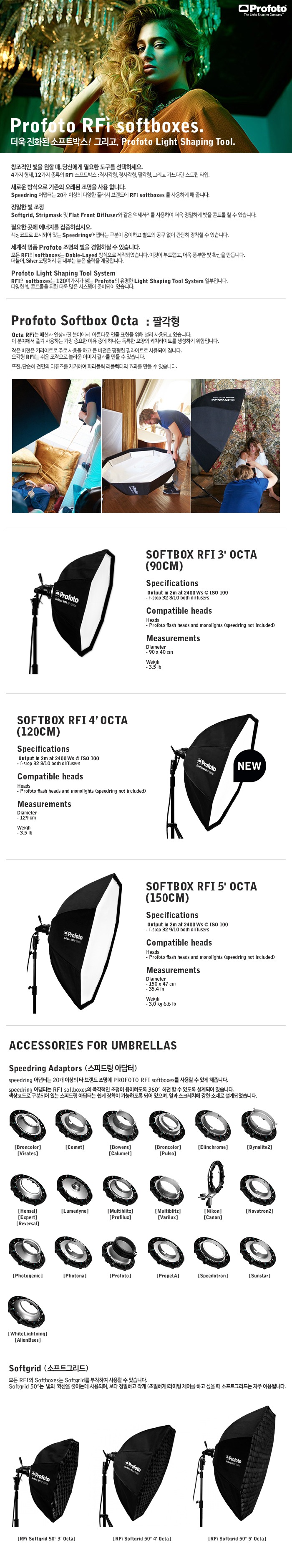Profoto 5 RFi Octa Softbox 상세 정보 1