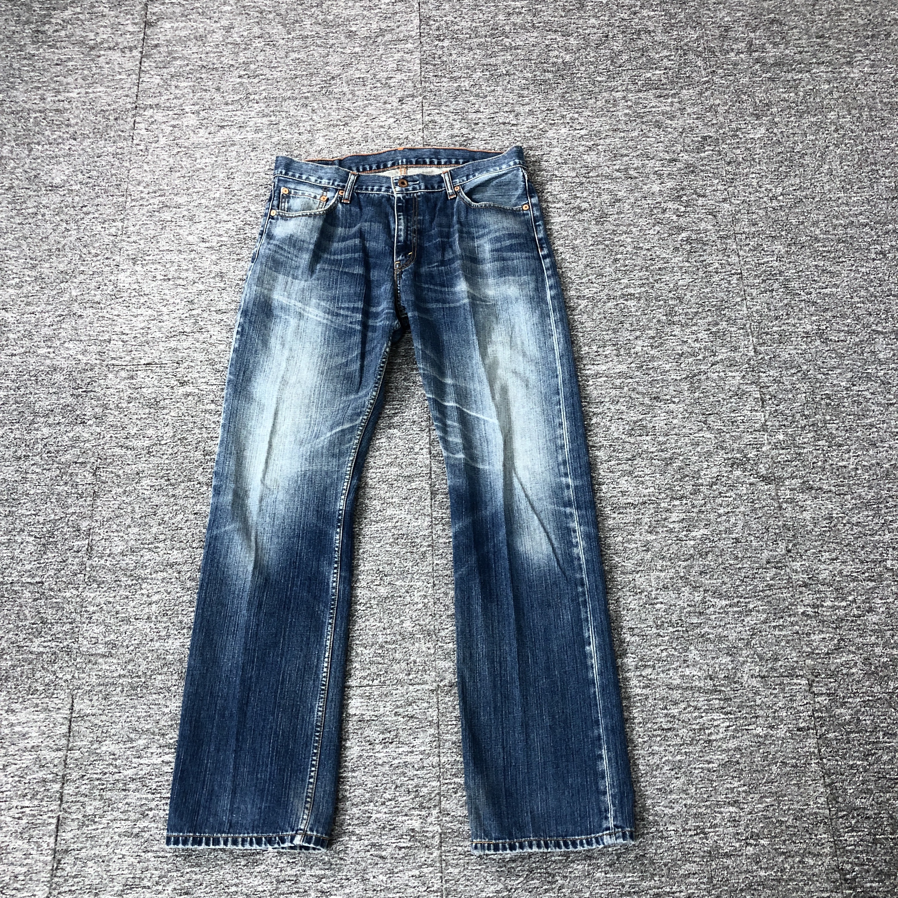 리바이스 정품 523 오렌지패치 워싱 데님팬치 : 다니엘클로젯