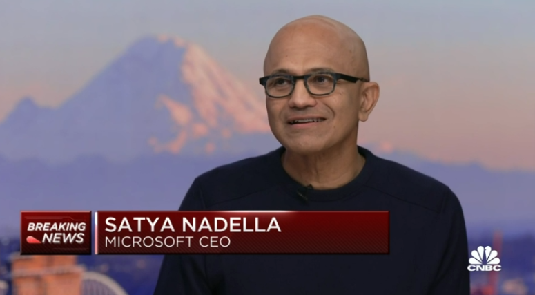 사티아 나델라 마이크로소프트 CEO는 CNBC와 인터뷰에서 검색은 굉장히 수익성 높은 사업이라 밝힌 바 있어요. @출처: CNBC