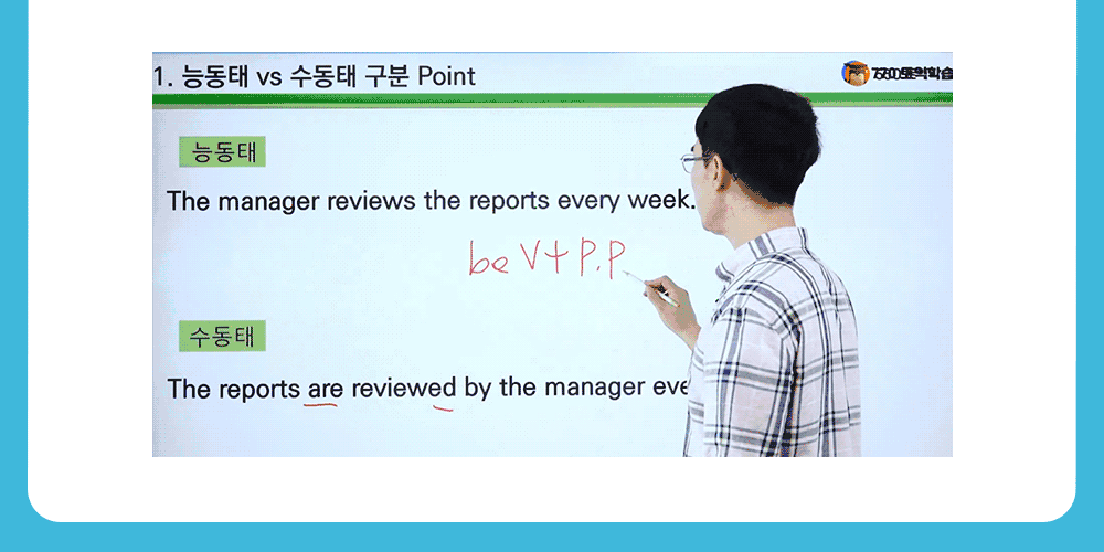 능동태 수동태 토익강의