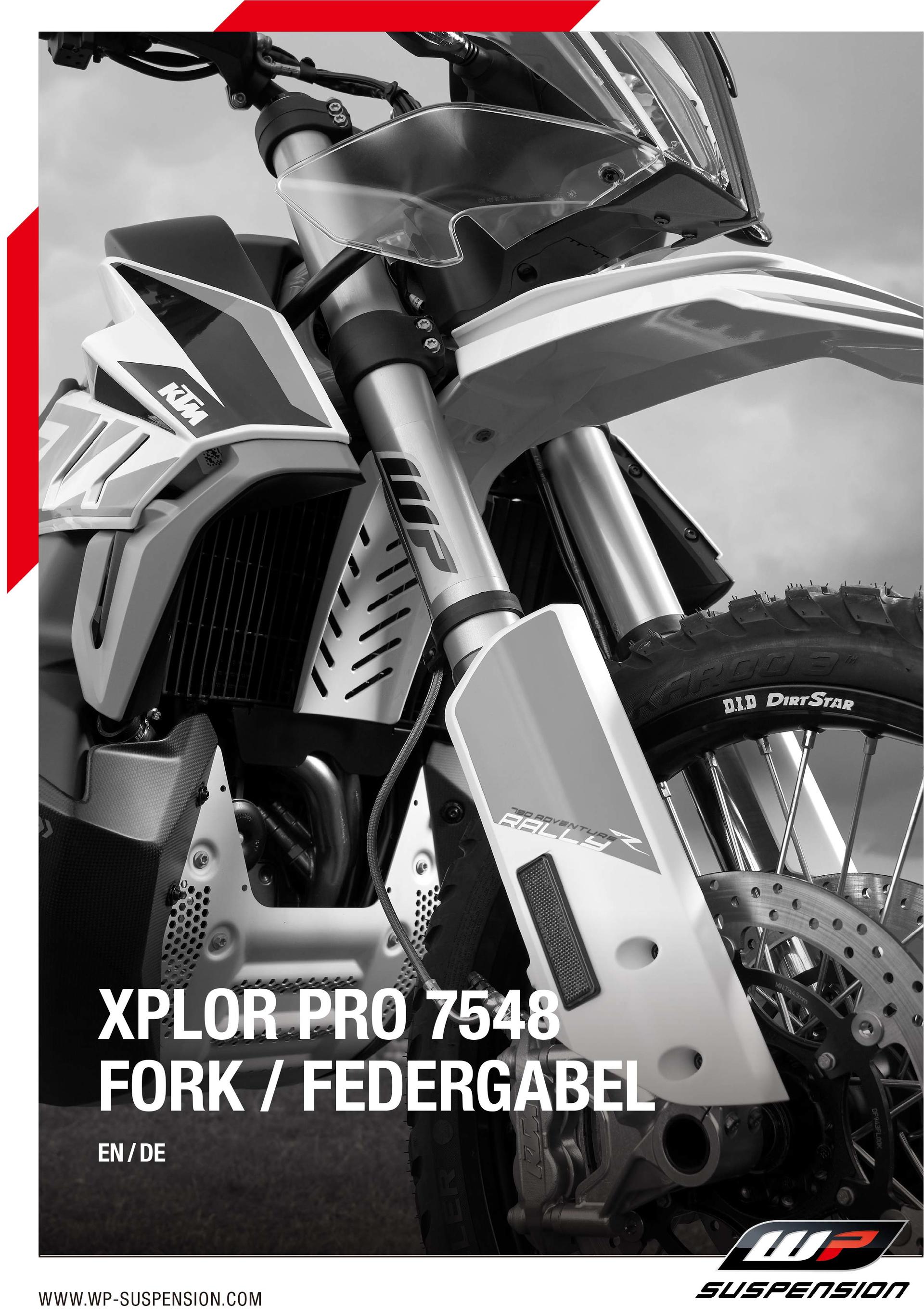 FACTSHEET_XPLOR_PRO_7548_FORK_Adventures NEW PRODUCTS