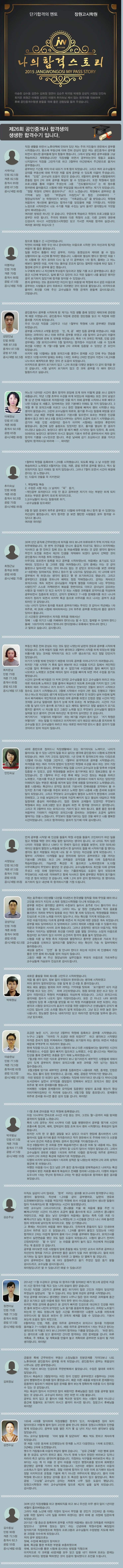 2015년 제26회 장원고시학원 합격생의 생생한 합격수기 : 메가랜드 대구공인중개사학원 합격수기 2015년 제26회 장원고시학원 합격생의 생생한 합격수기 : 메가랜드 대구공인중개사학원 합격수기