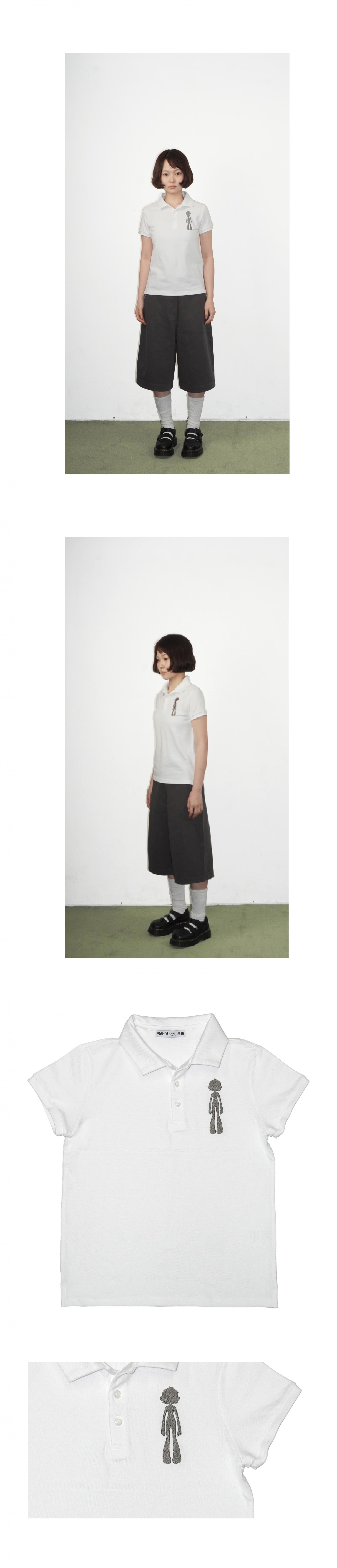 SILHOUETTE POLO SHIRTS WHITE