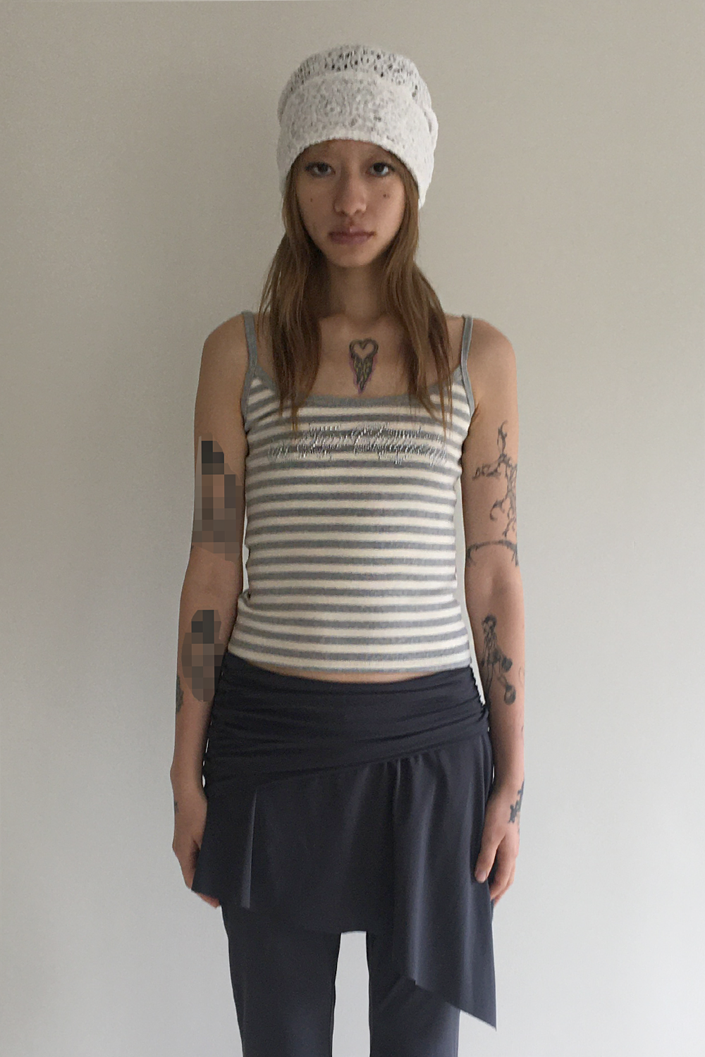 upper hights THE CONTE UN 24 SUMI グレー Super Distressed