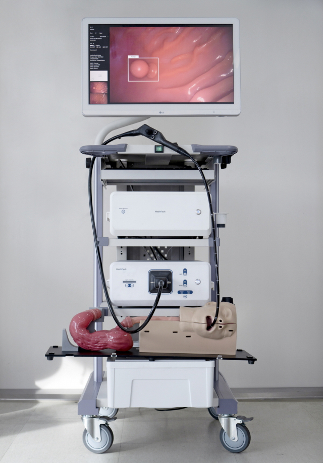 한국전기연구원(KERI) 기술창업 기업인 ㈜메디인테크가 개발한 '스마트 연성 내시경'. KERI 제공