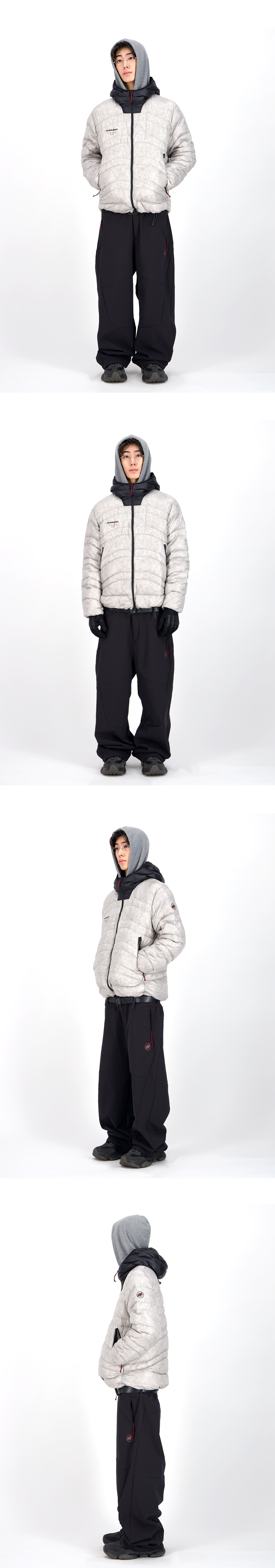 MAMMUT × UNDERMYCAR IN DOWN JACKET - GRAY